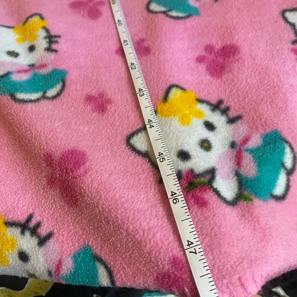 vintage y2k sanrio pink hello kitty fleece blanket from 2003🩷 - Picture 3 of 7